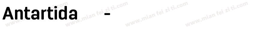 Antartida 字体下载字体转换